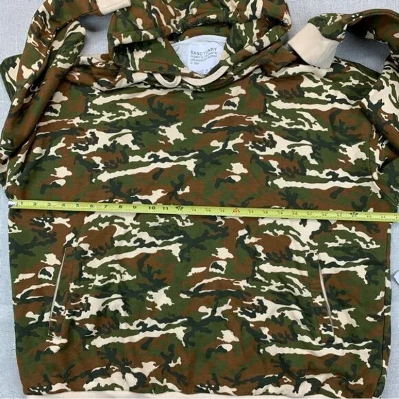 Sanctuary Men's Camo Pullover Hoodie Size XL